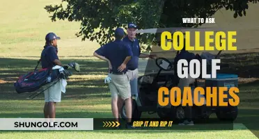 Questions for College Golf Coaches: What to Ask?