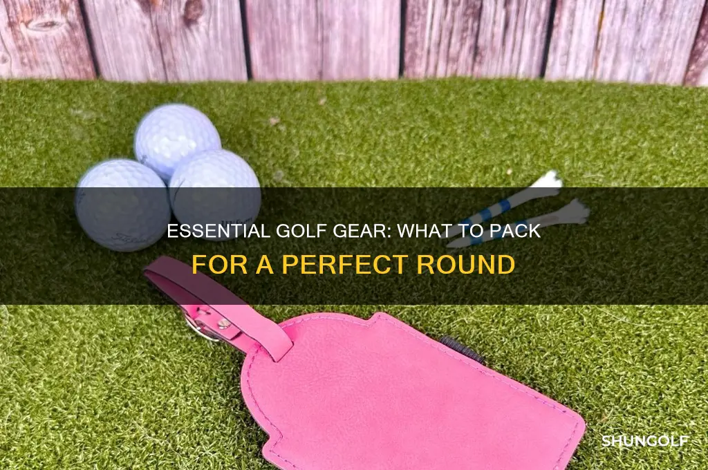 what to bring for a round of golf