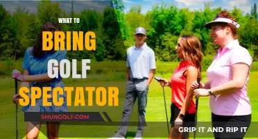 Golf Spectator Essentials: What to Bring