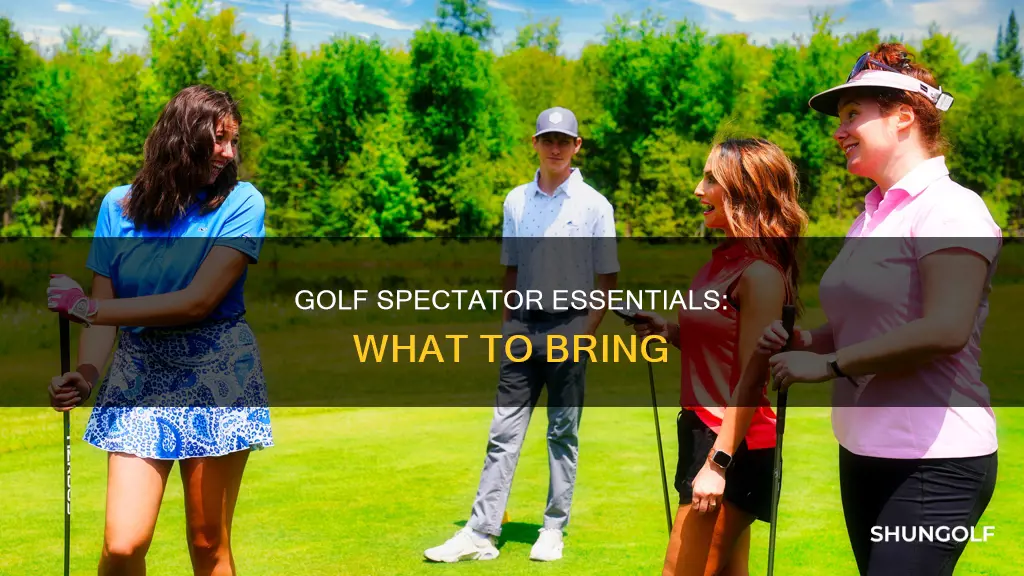 what to bring golf spectator