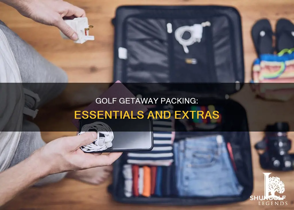 what to bring on golf vacation