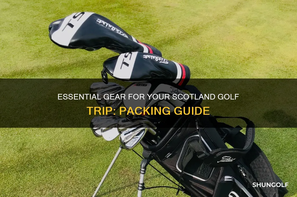 what to bring on scotland golf trip