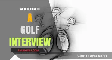 Ace Your Golf Interview: Essential Items to Pack and Prepare