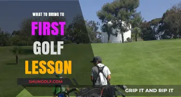 Essential Gear for Your First Golf Lesson: What to Bring