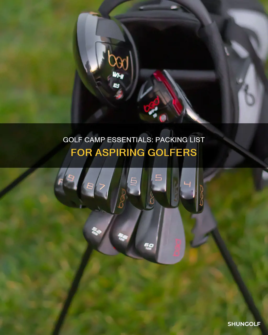 what to bring to golf camp