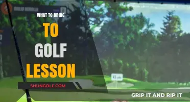 Golf Lesson Essentials: What to Bring