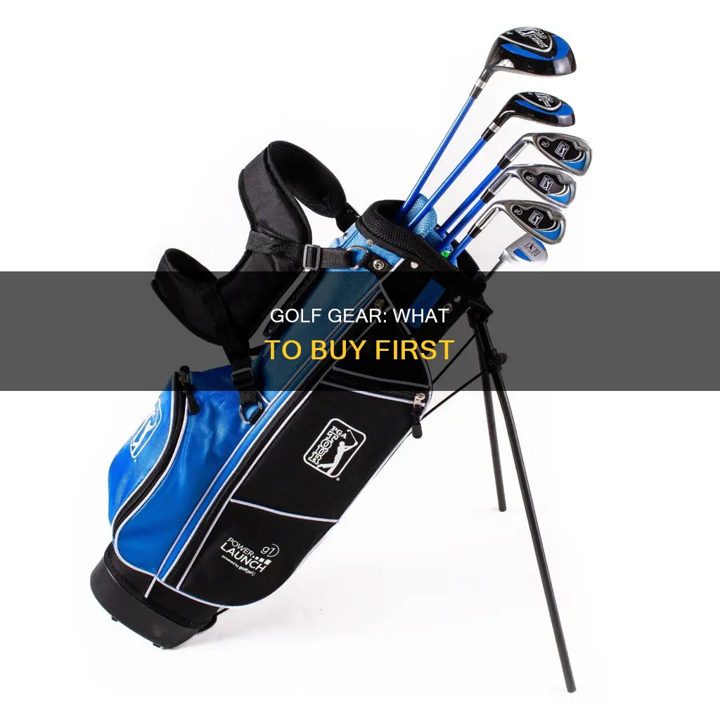 what to buy first for golf