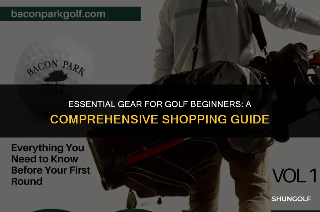what to buy when starting golf
