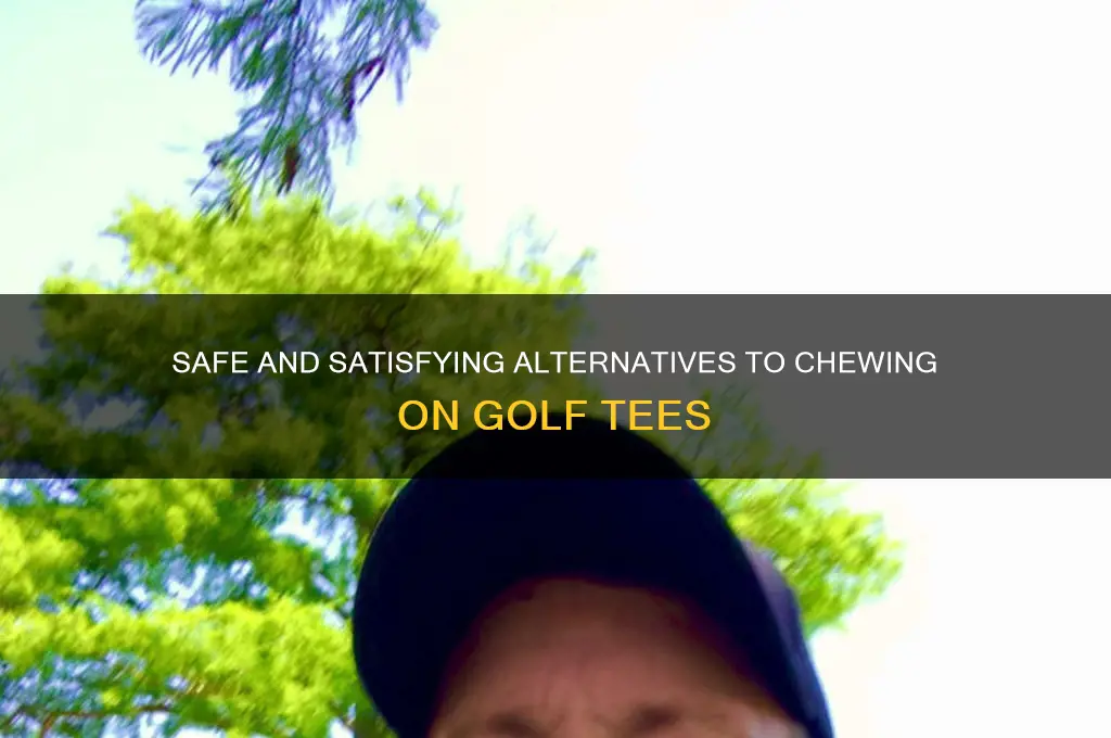 what to chew on rather than golf tees