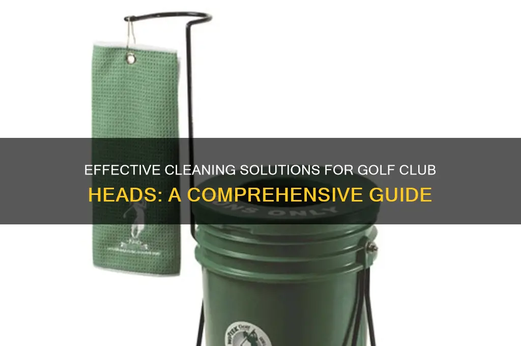 what to clean golf club heads with