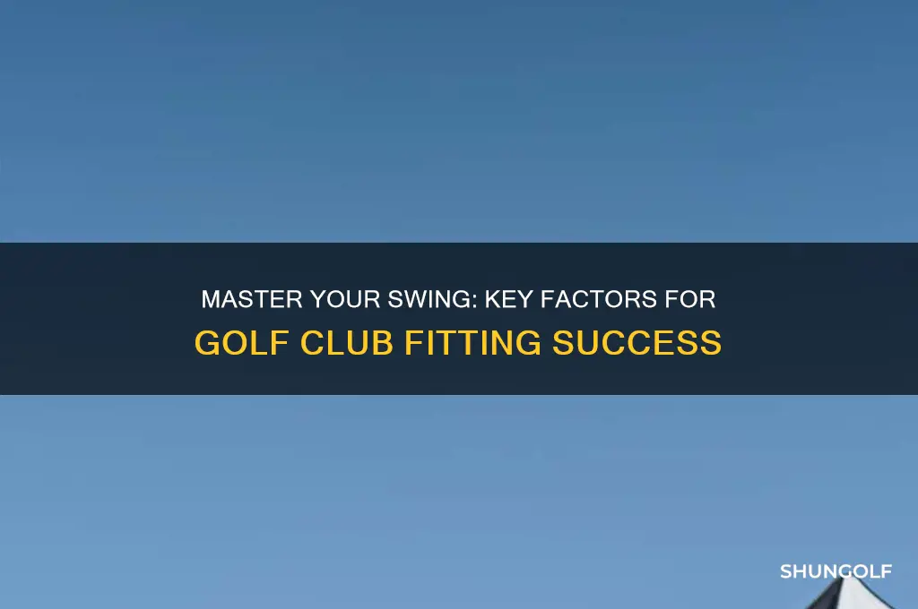 what to consider when getting fitted for golf clubs