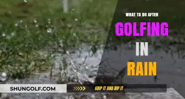Post-Rain Golfing: Essential Tips for a Comfortable and Fun Recovery