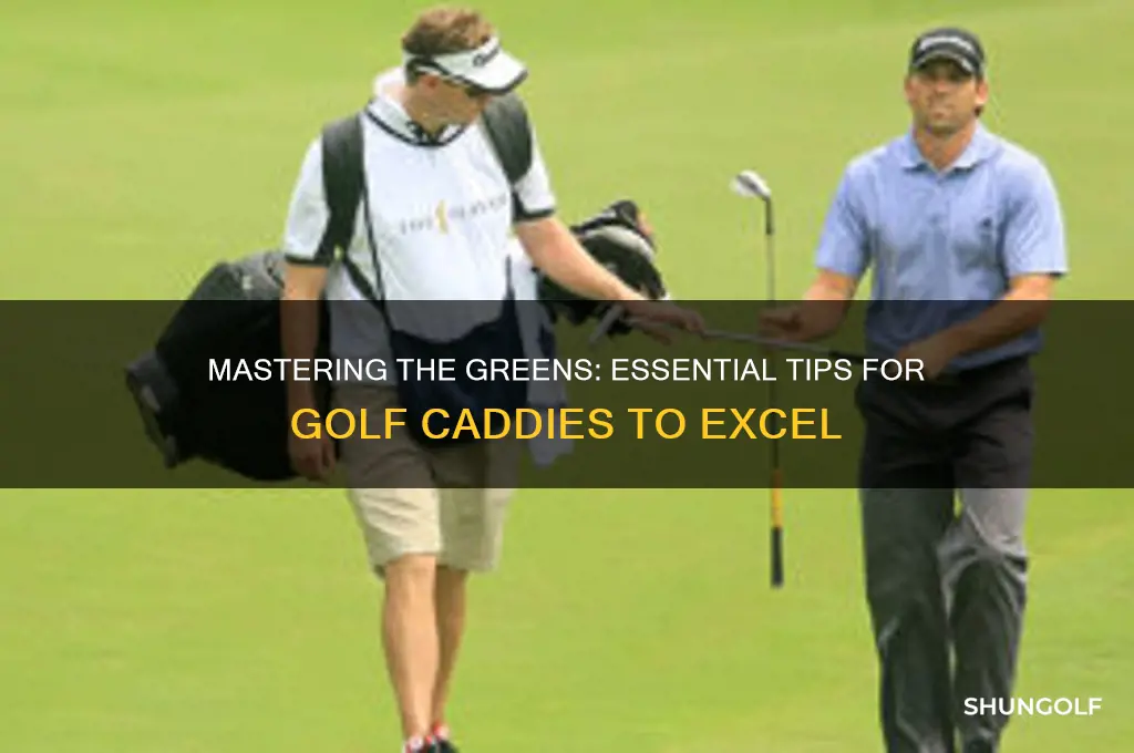 what to do as a golf caddy