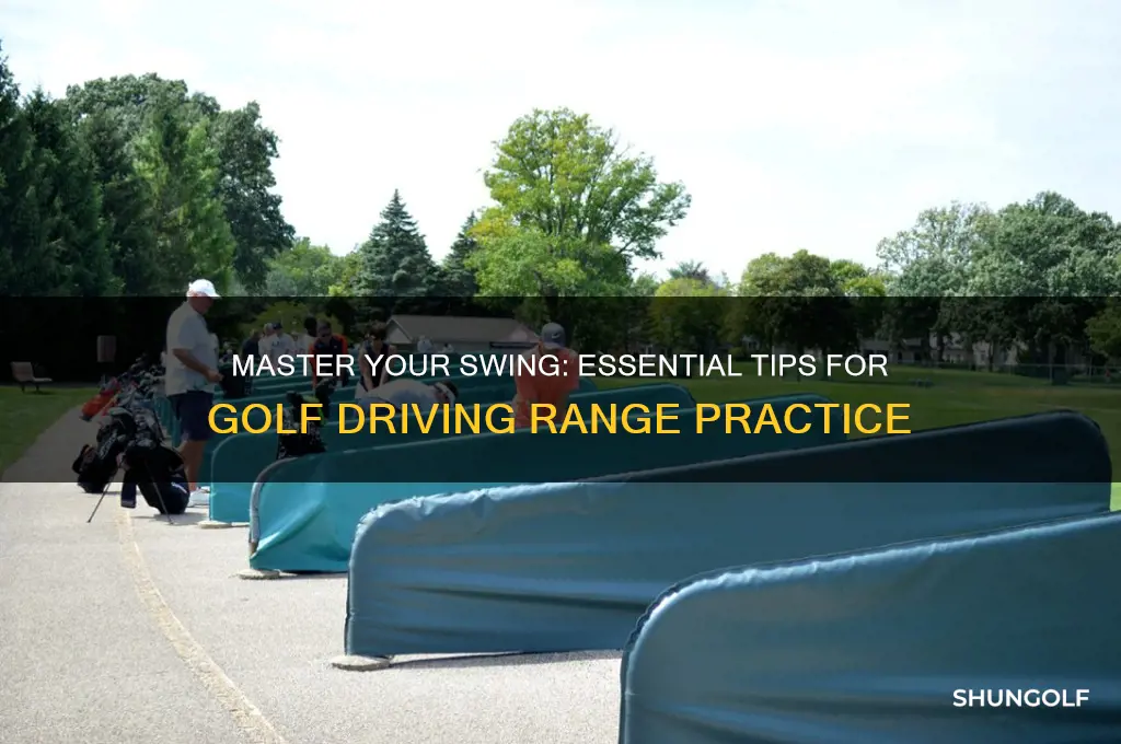 what to do at a golf driving range
