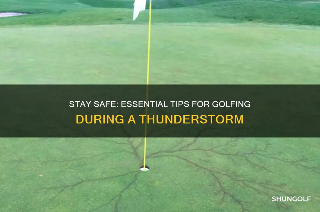what to do if golfing during thunderstorm
