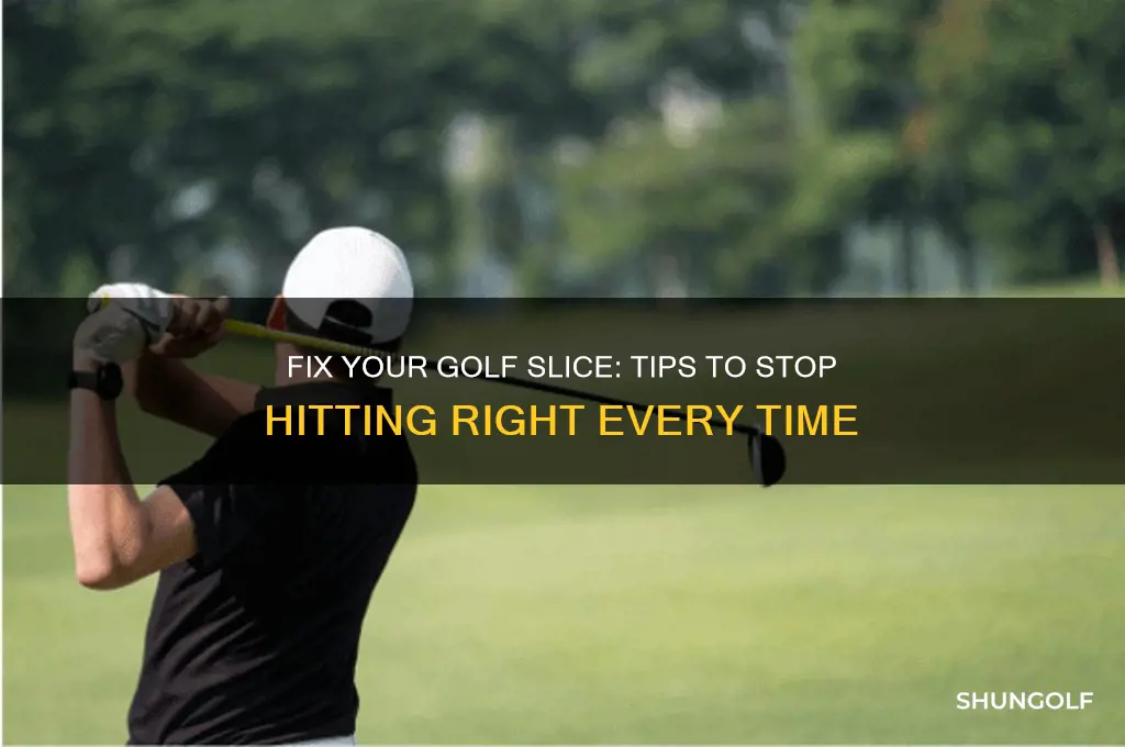 what to do if you always hit right golfing
