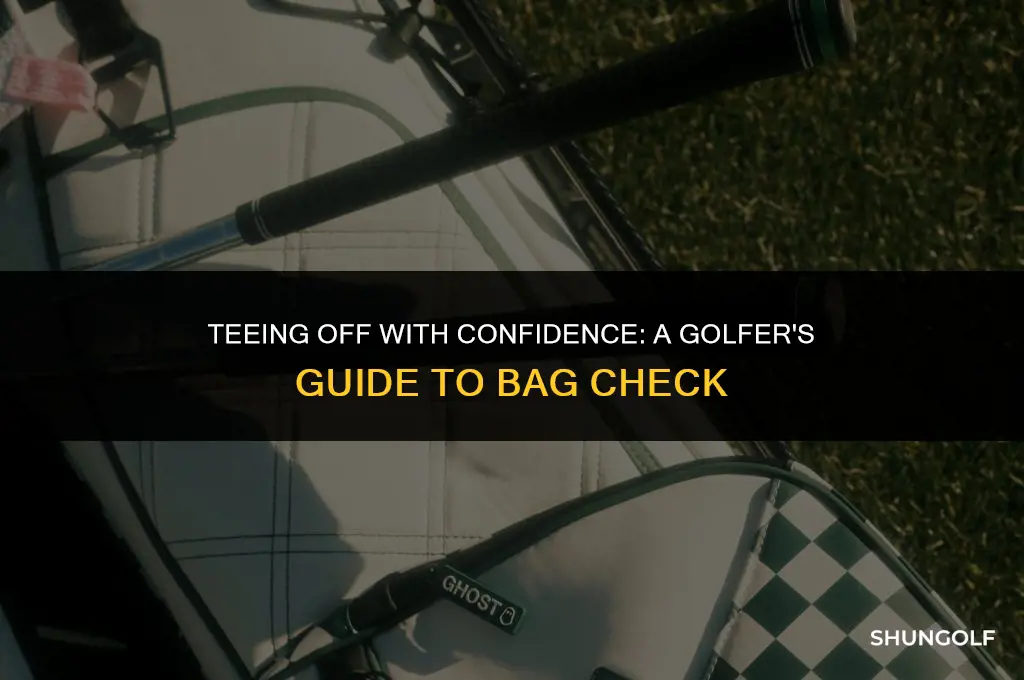 what to do when checking golf bag