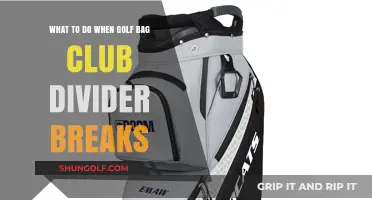 Fixing a Broken Golf Bag Club Divider: Quick DIY Repair Tips