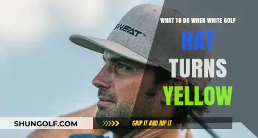 Revive Your White Golf Hat: Quick Fixes for Yellow Stains