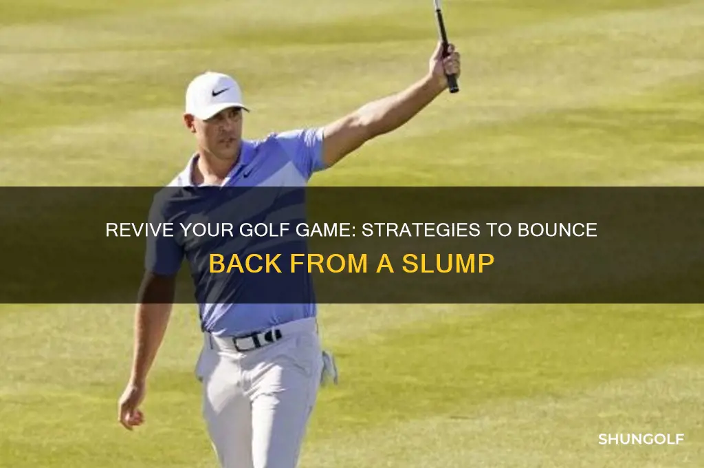 what to do when your golf game falls apart