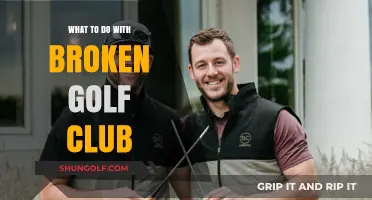 Fix, Replace, or Repurpose: Creative Solutions for Broken Golf Clubs