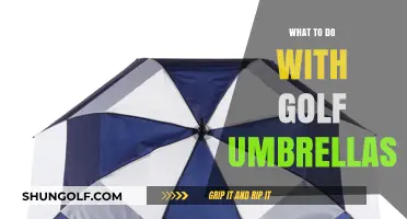 Golf Umbrellas: Creative Uses and Practical Solutions