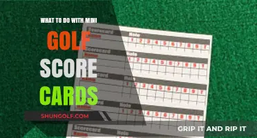 Creative Ways to Repurpose and Preserve Your Mini Golf Score Cards