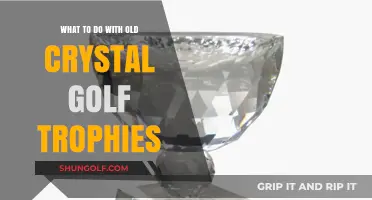 Creative Ways to Repurpose Old Crystal Golf Trophies