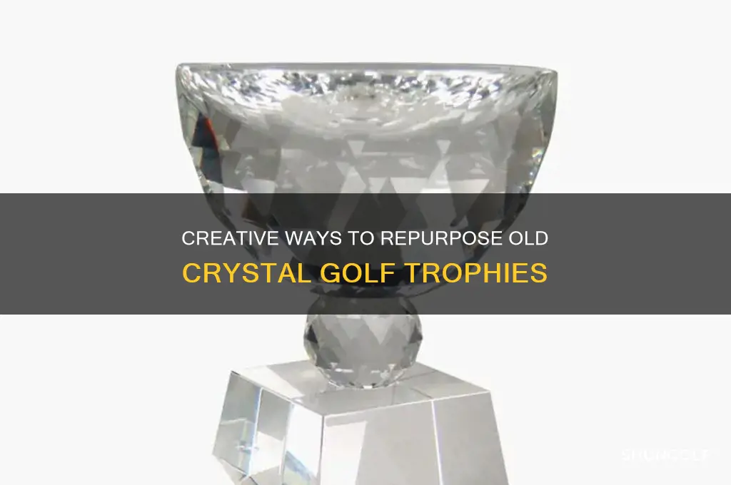 what to do with old crystal golf trophies
