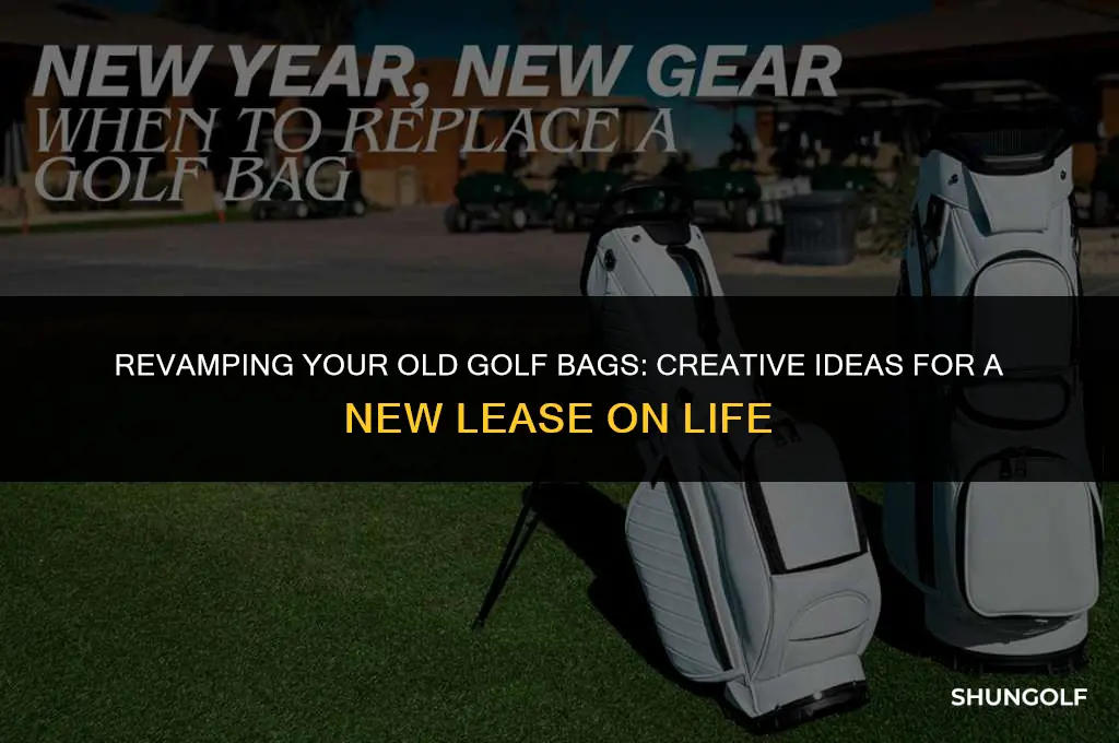 what to do with old golf bags