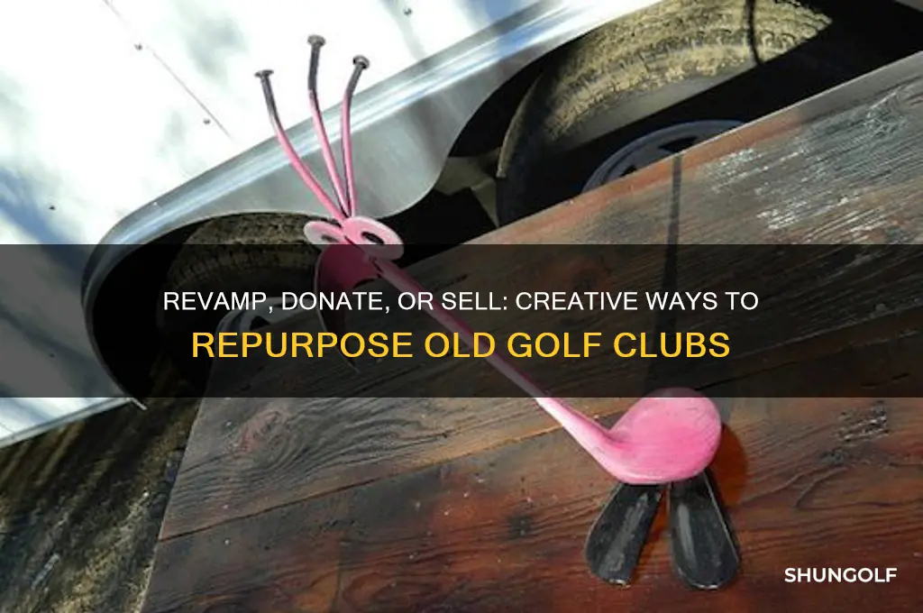what to do with old golf clubs