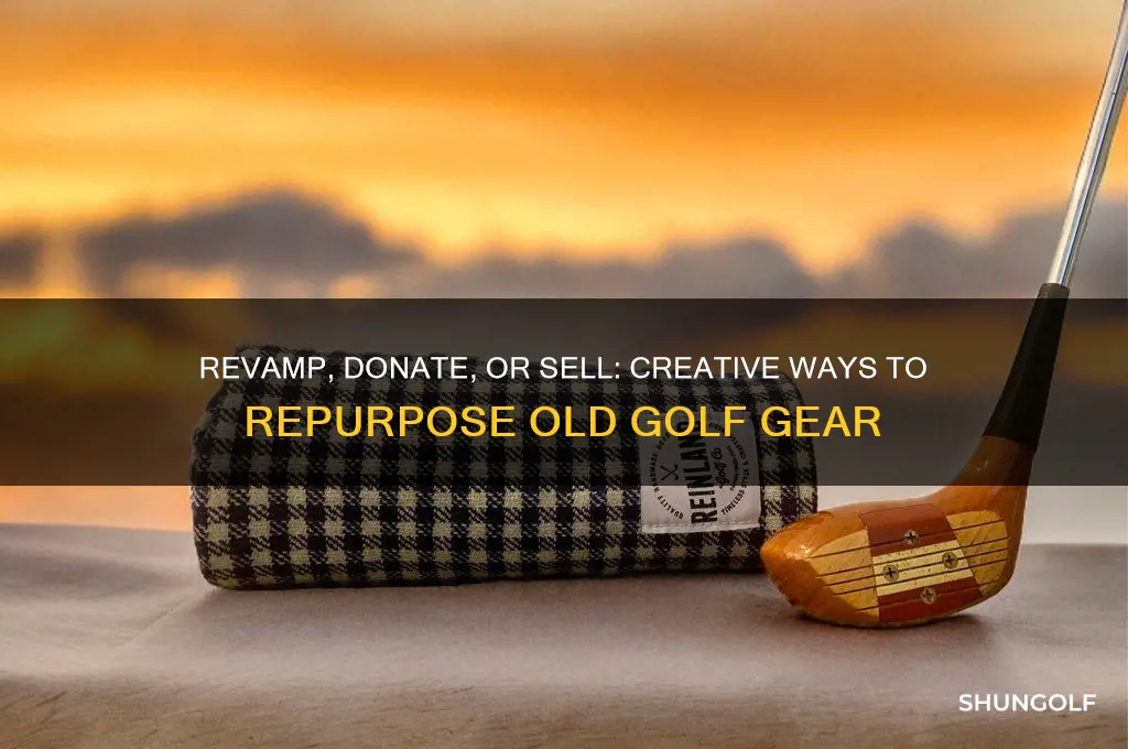 what to do with old golf equipment