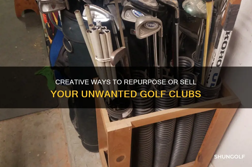 what to do with unwanted golf clubs