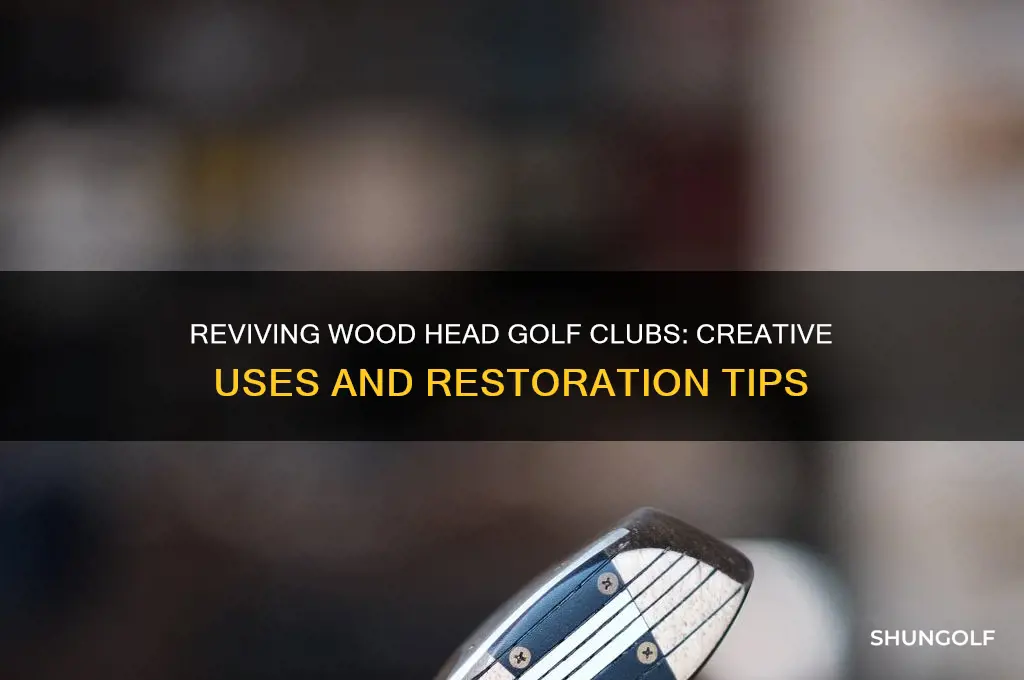what to do with wood head golf clubs