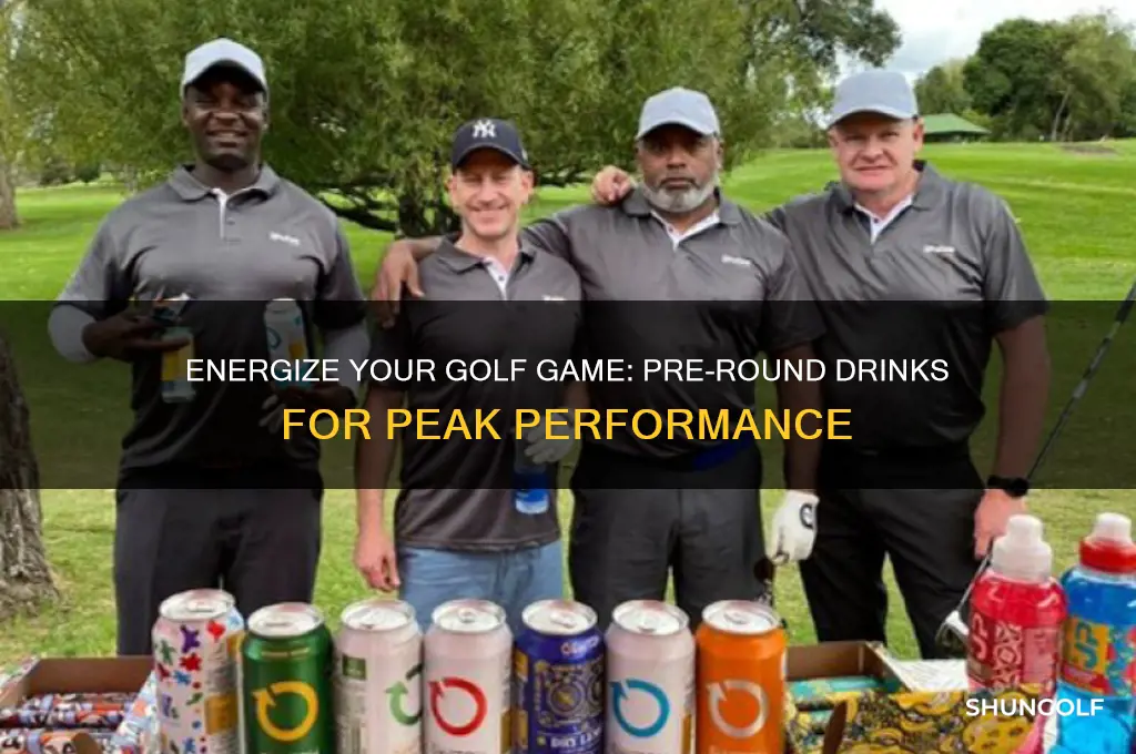 what to drink for energy before golf