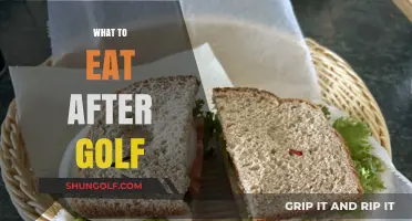 Post-Golf Nutrition: Refuel and Recover