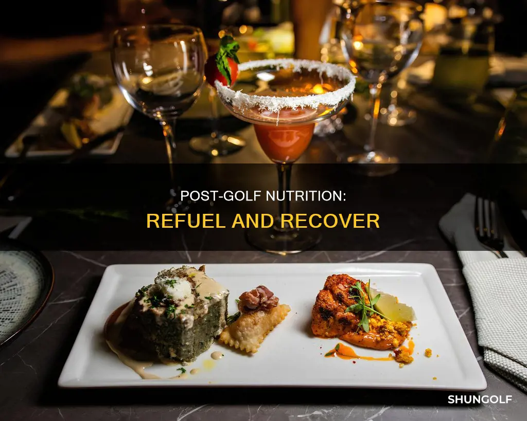 what to eat after golf