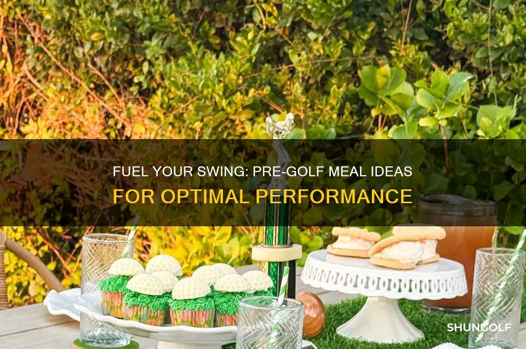 what to eat before golf game
