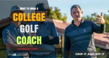 Crafting the Perfect Email to Impress College Golf Coaches