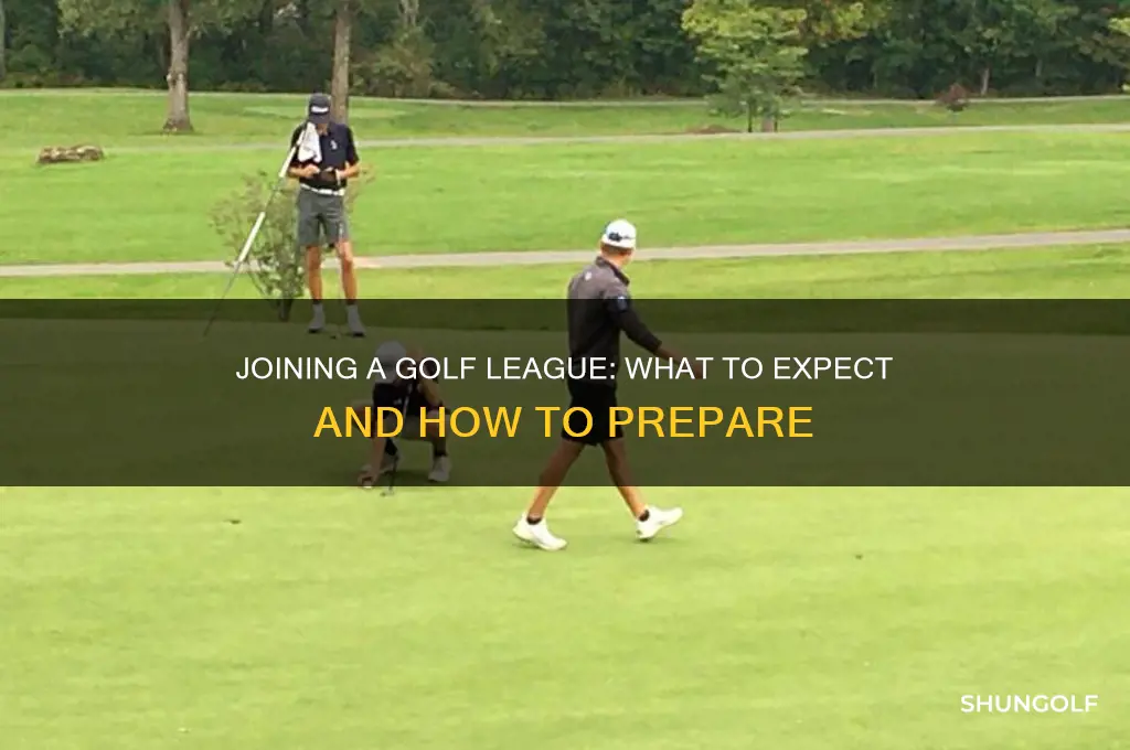 what to expect joining a golf league