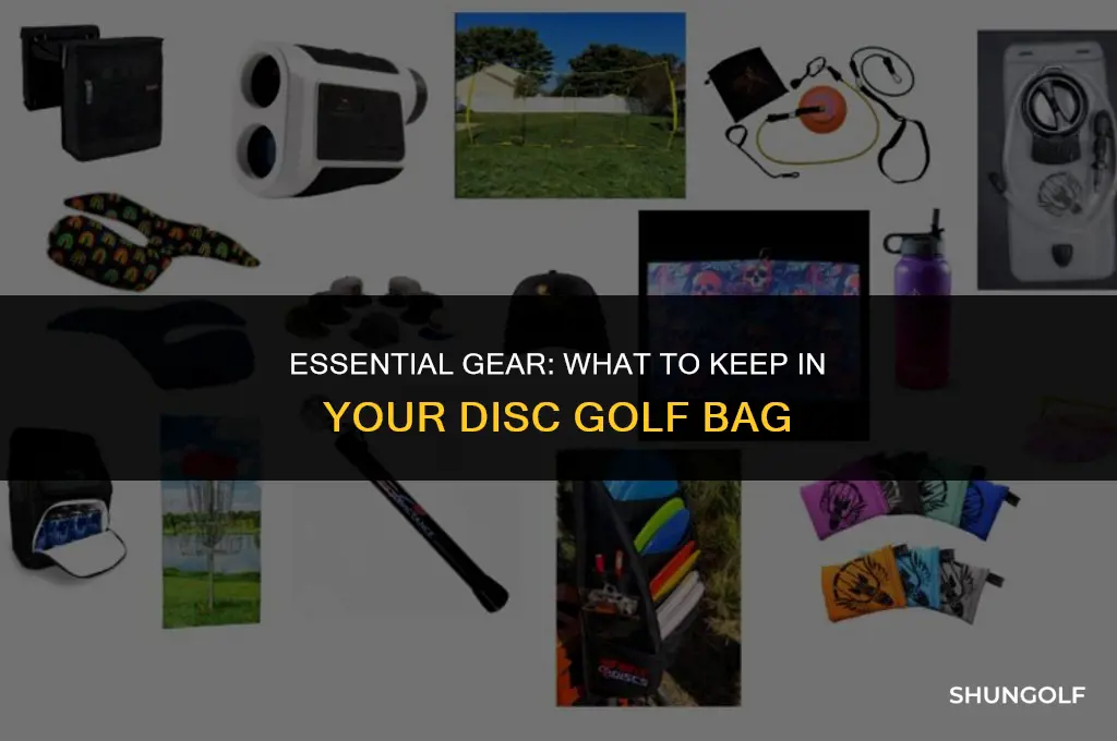 what to keep in disc golf bag