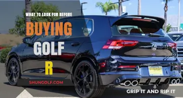 Essential Features to Check Before Purchasing Your Golf R