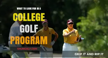 Choosing Your College Golf Program: Key Factors for Success and Fit