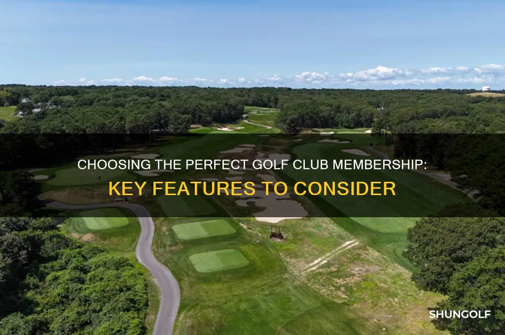 what to look for in a golf club membership