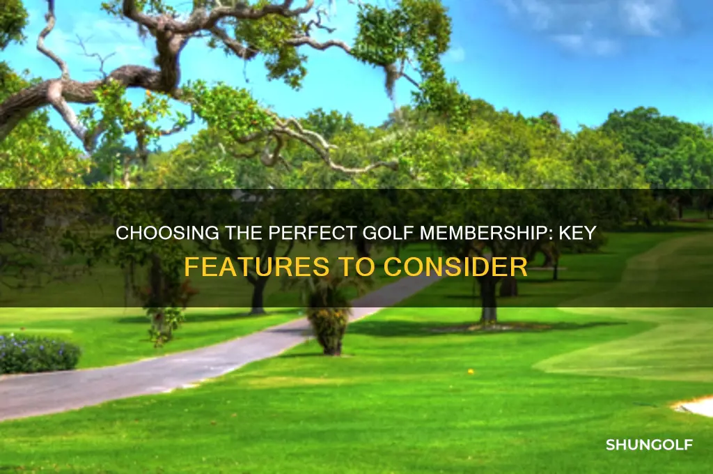 what to look for in a golf membership