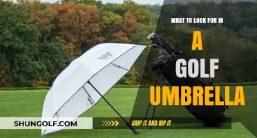 Choosing the Perfect Golf Umbrella: Key Features to Consider