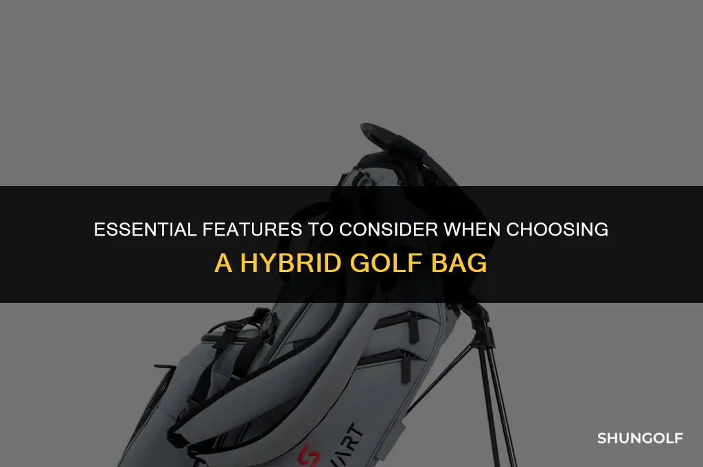 what to look for in a hybrid golf bag