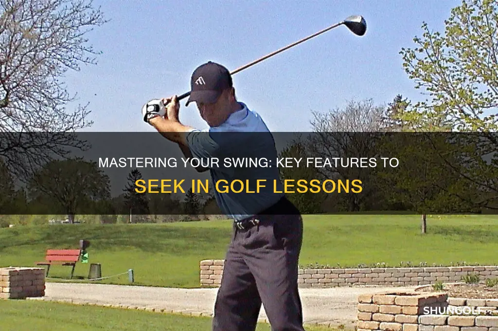 what to look for in golf lessons