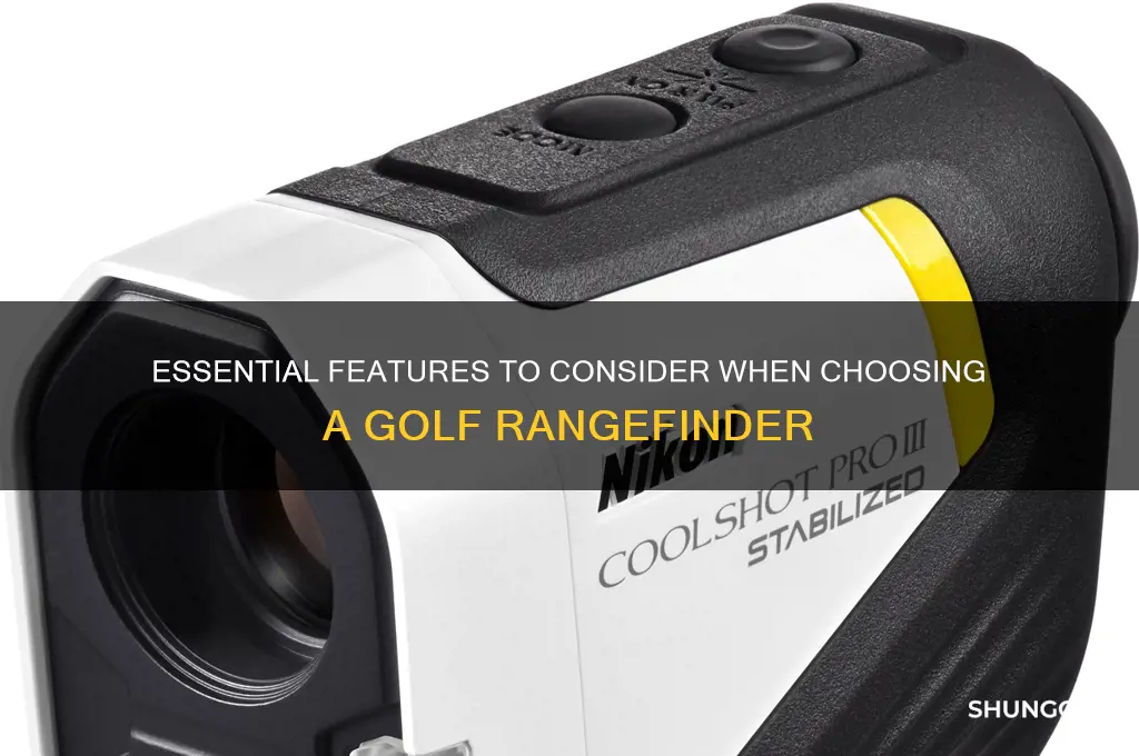 what to look for in golf range finder