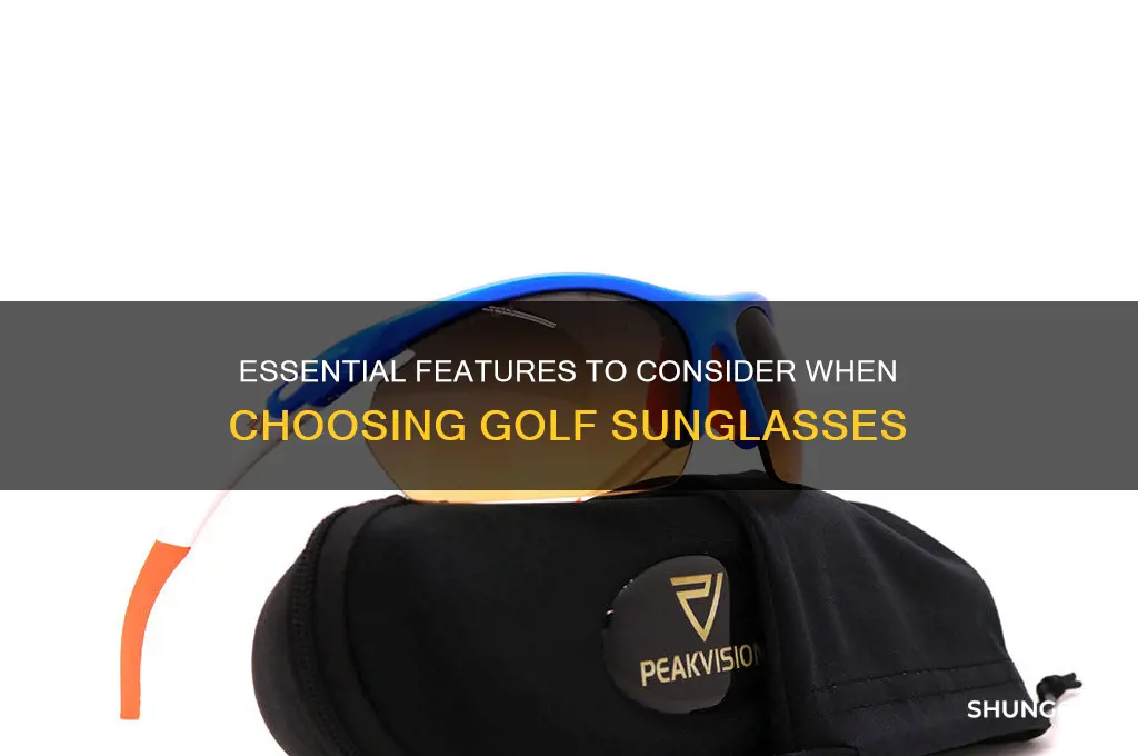 what to look for in golf sunglasses